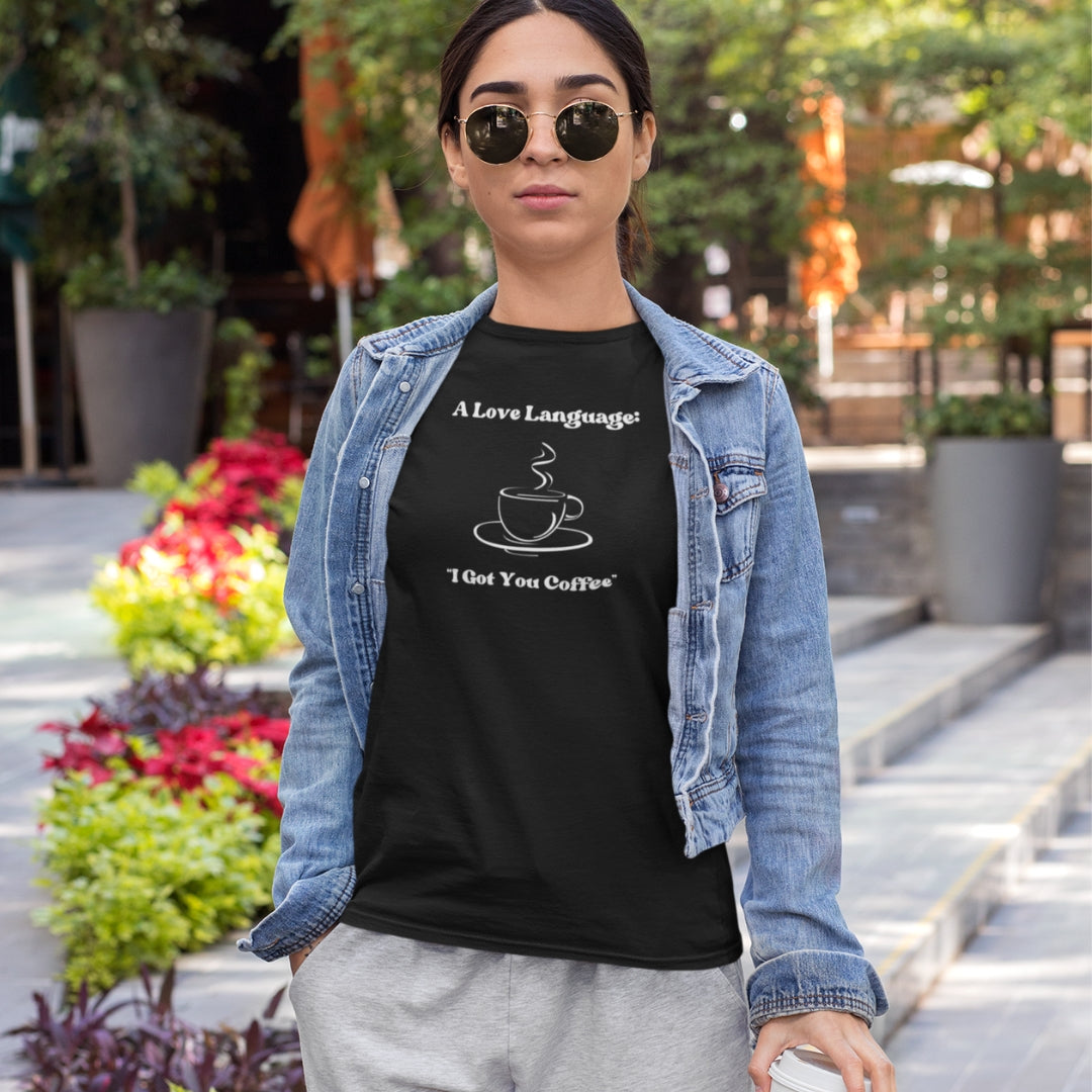 A Love Language Premium T-Shirt – Caffeinated Vibes