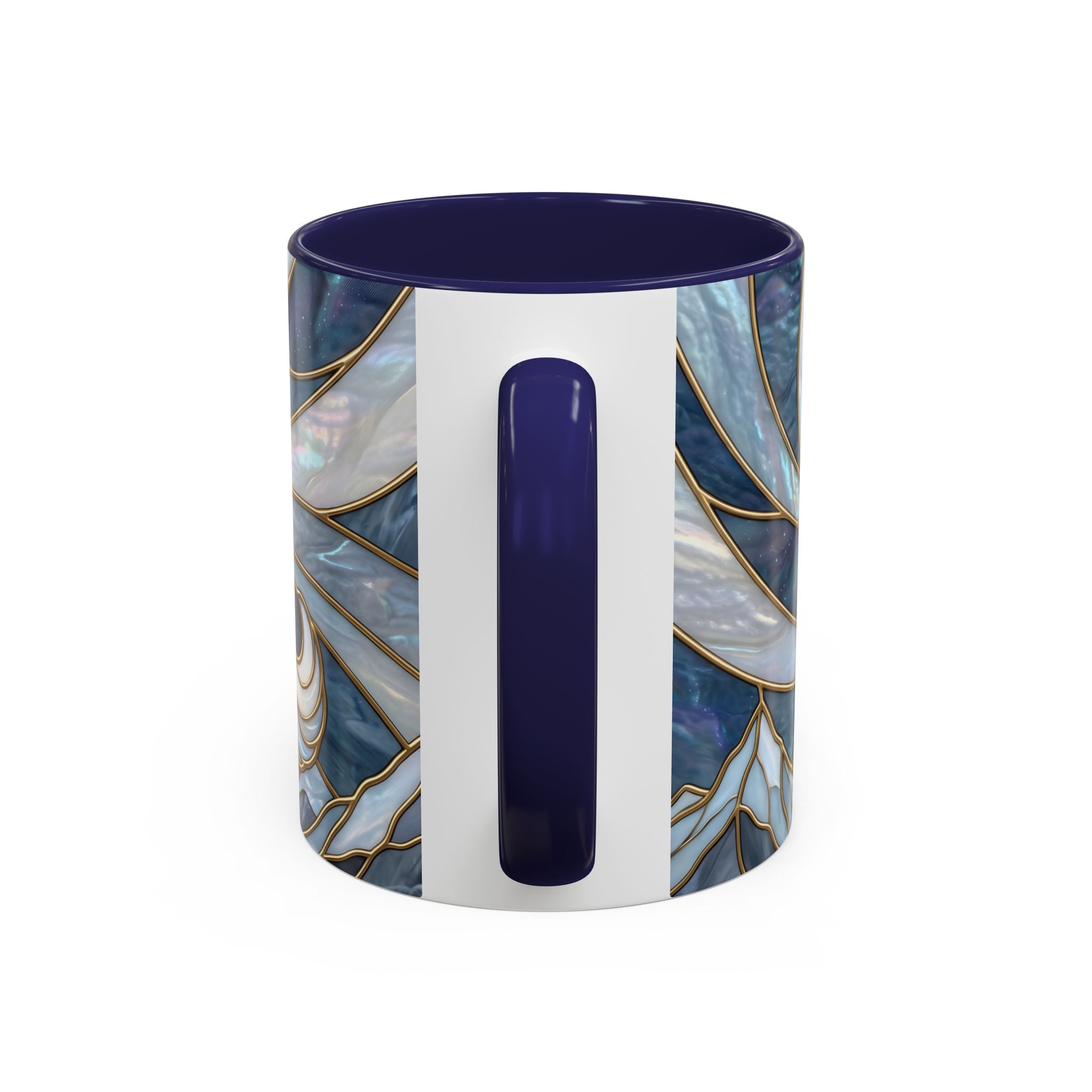 Moonlight Great Pyrenees Stained Glass Style Mug