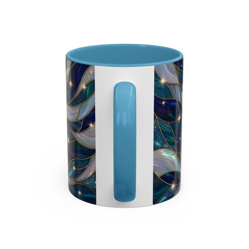 Moonlit Fox Stained Glass Style Mug