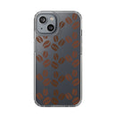 Coffee Beans Clear Phone Case