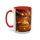 Savannah Lion Stained Glass Style Mug