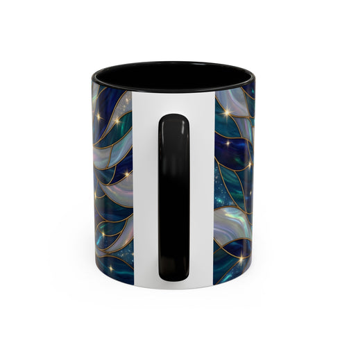 Moonlit Fox Stained Glass Style Mug