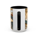 Warm Glow German Shorthaired Pointer Stained Glass Style Mug
