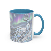 Aurora Peacock Stained Glass Style Mug