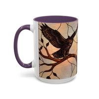 Dusk Owl Stained Glass Style Mug