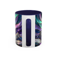 Aurora Peaks Great Pyrenees Stained Glass Style Mug