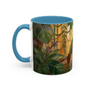 Tropical Hummingbird Stained Glass Style Mug