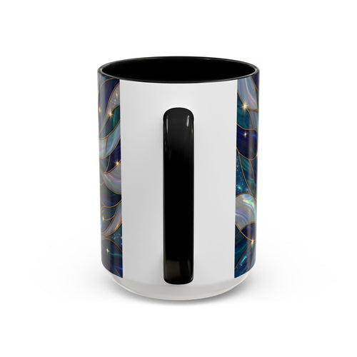 Moonlit Fox Stained Glass Style Mug