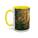 Tropical Hummingbird Stained Glass Style Mug