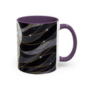 Night Wolf Stained Glass Style Mug