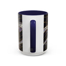 Obsidian Wolf Stained Glass Style Mug