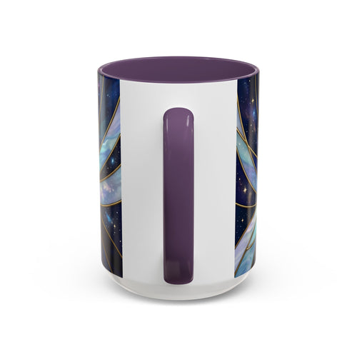 Sapphire Hummingbird Stained Glass Style Mug