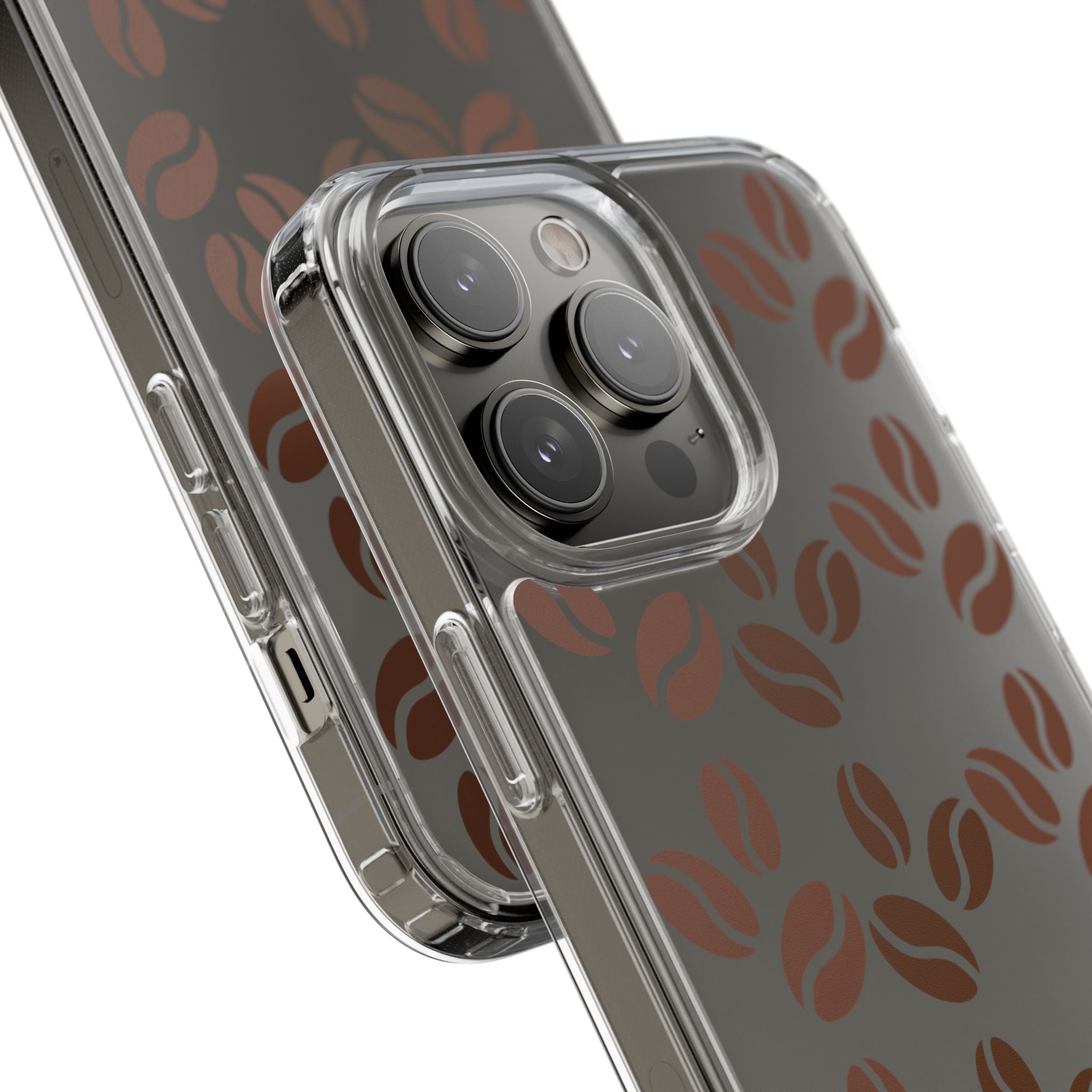 Coffee Beans Clear Phone Case