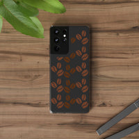 Coffee Beans Clear Phone Case