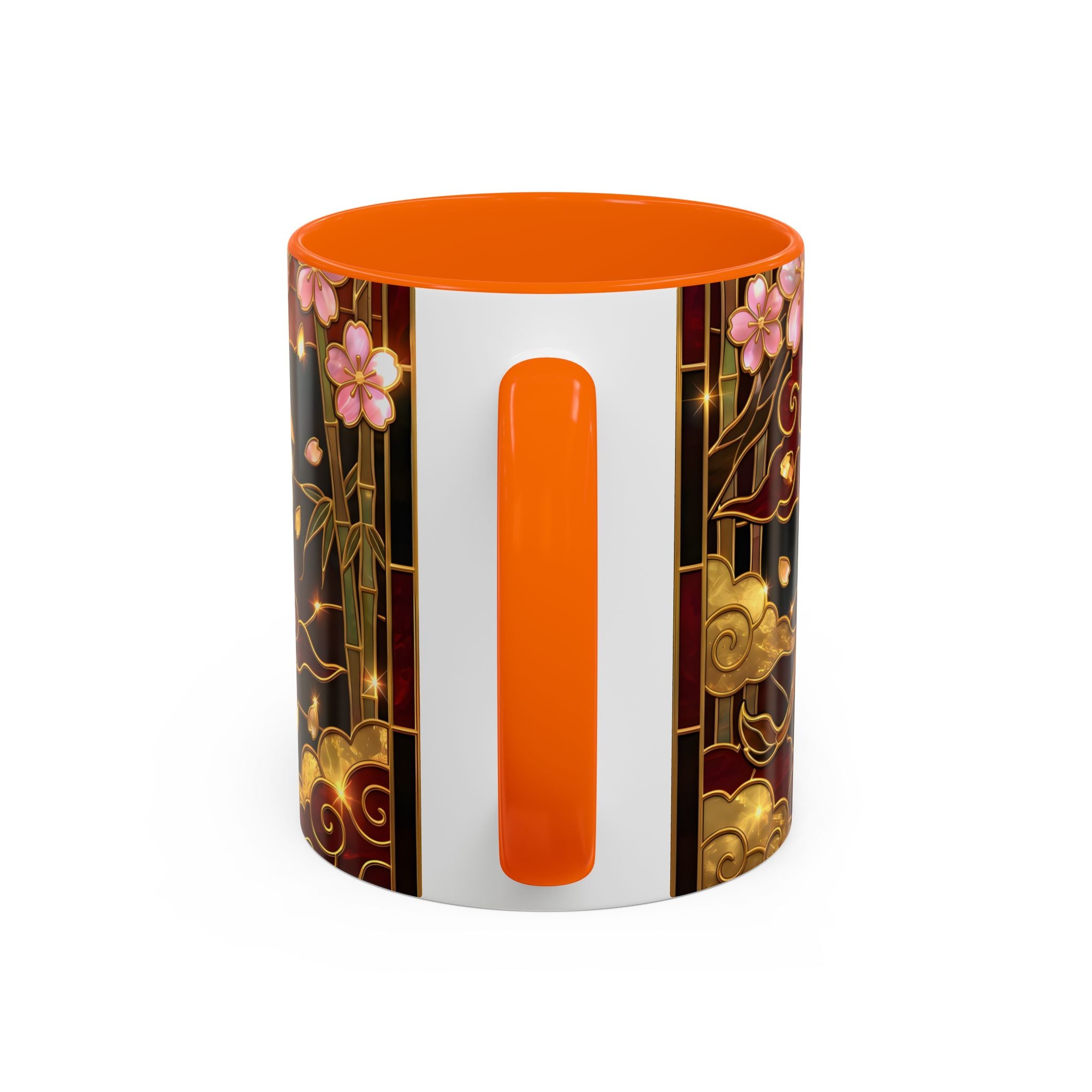 Sakura Lion Stained Glass Style Mug