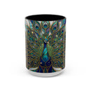 Peacock Stained Glass Mug