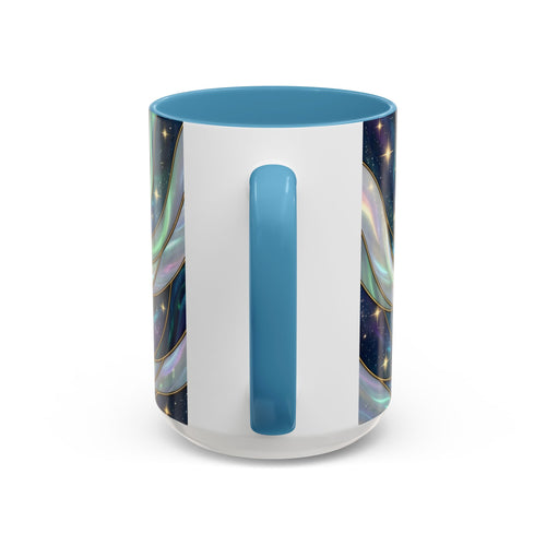 Aurora Glow Staffy Stained Glass Style Mug