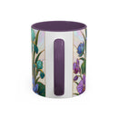 Blooming Peacock Stained Glass Style Mug