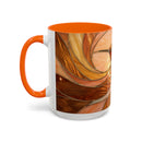 Honey Glow Hummingbird Stained Glass Style Mug