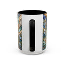Blue Glow Great Pyrenees Stained Glass Style Mug