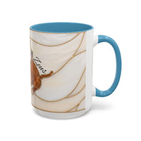 Custom Dog Portrait Stained Glass Style Mug