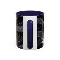 Night Wolf Stained Glass Style Mug