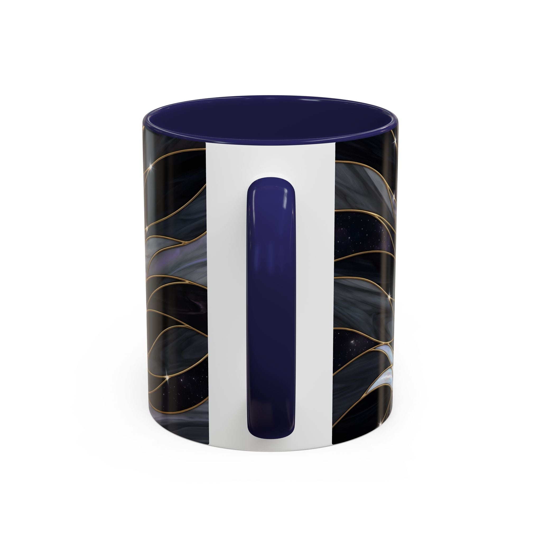 Night Wolf Stained Glass Style Mug