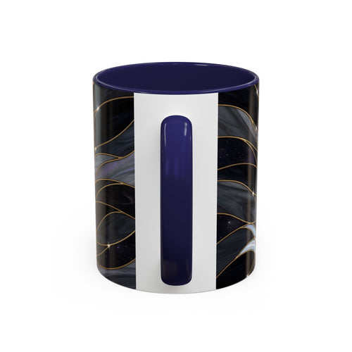 Night Wolf Stained Glass Style Mug