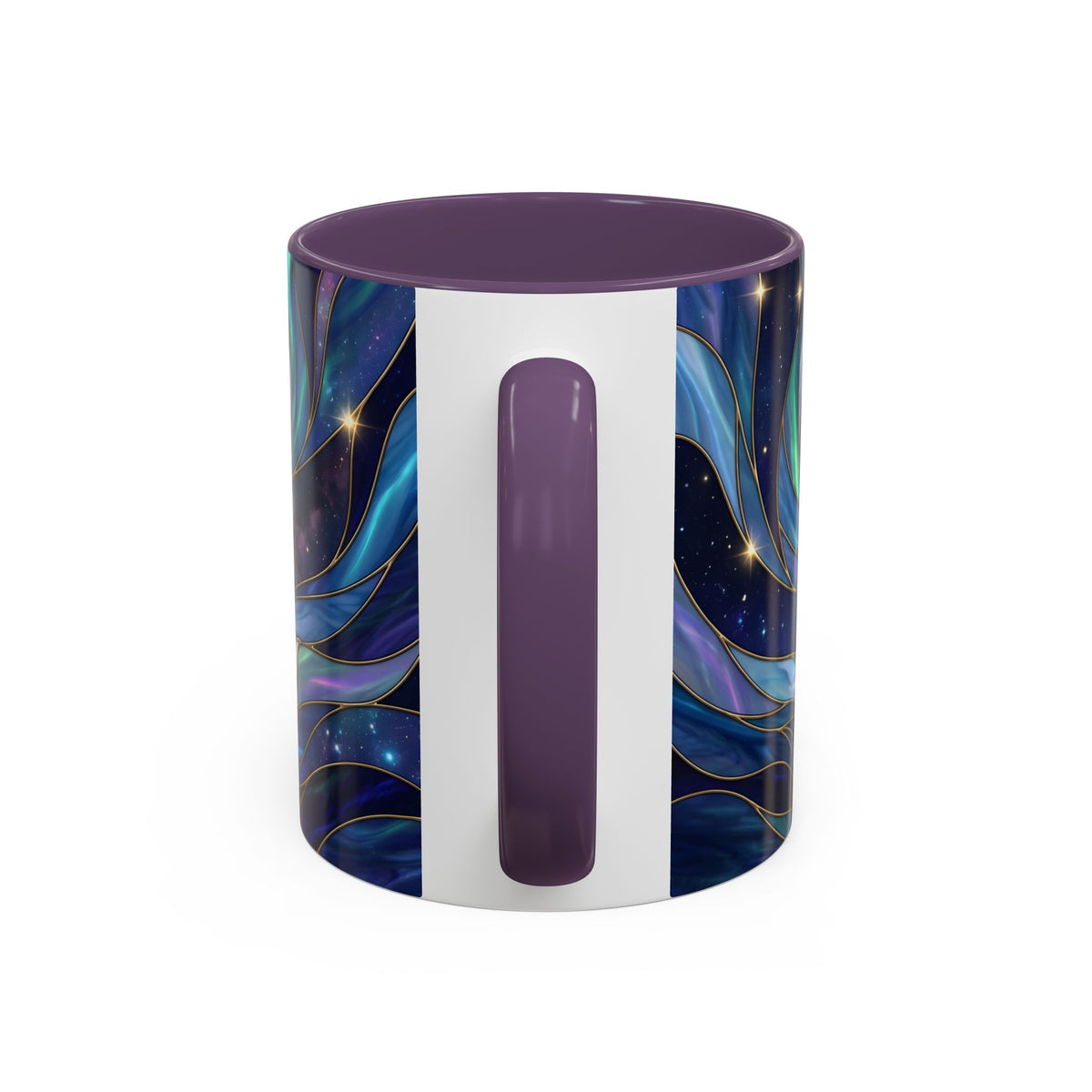 Aurora Howl Wolf Stained Glass Style Mug