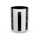 Moonlit Peacock Stained Glass Style Mug