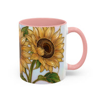 Sunflower Stained Glass Mug