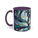 Teal Galaxy Staffy Stained Glass Style Mug