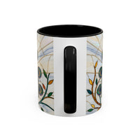 Classic Peacock Stained Glass Style Mug