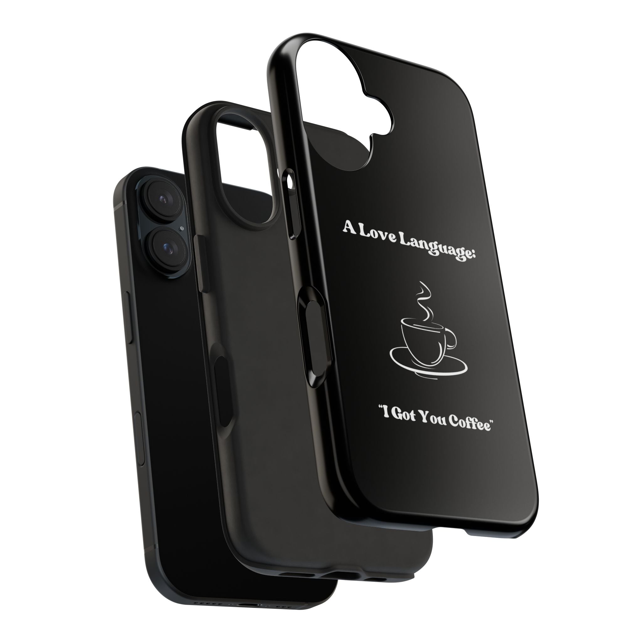 A Love Language Black Phone Case