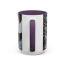 Lunar Peacock Stained Glass Style Mug