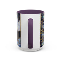 Lunar Peacock Stained Glass Style Mug