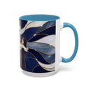 Faithful Friend Great Pyrenees Stained Glass Style Mug