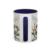 Classic Peacock Stained Glass Style Mug