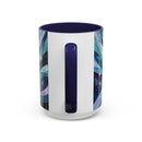 Aurora Husky Stained Glass Style Mug
