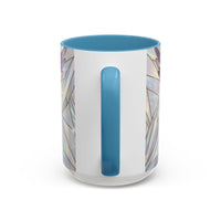 Rainbow Hummingbird Stained Glass Style Mug