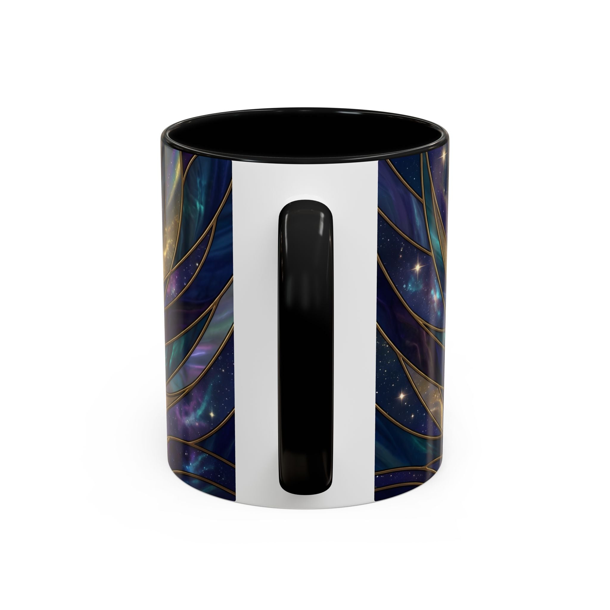 Moonlit Staffordshire Bull Terrier Stained Glass Style Mug