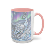 Aurora Peacock Stained Glass Style Mug