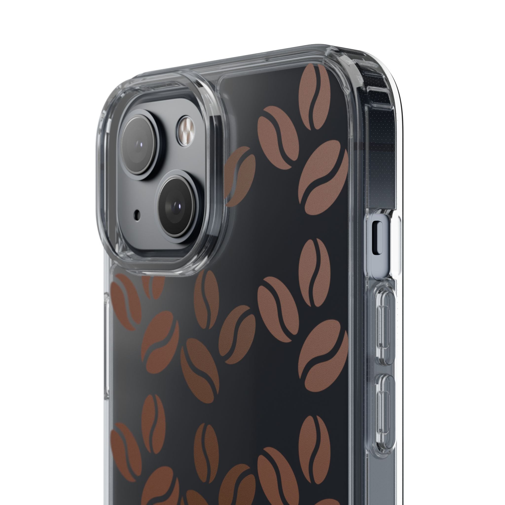 Coffee Beans Clear Phone Case