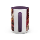 Rose Glow Hummingbird Stained Glass Style Mug