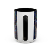Moonlit Staffordshire Bull Terrier Stained Glass Style Mug
