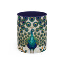 Classic Peacock Stained Glass Style Mug