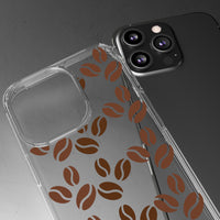 Coffee Beans Clear Phone Case