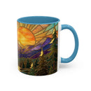 Sunrise Stained Glass Mug