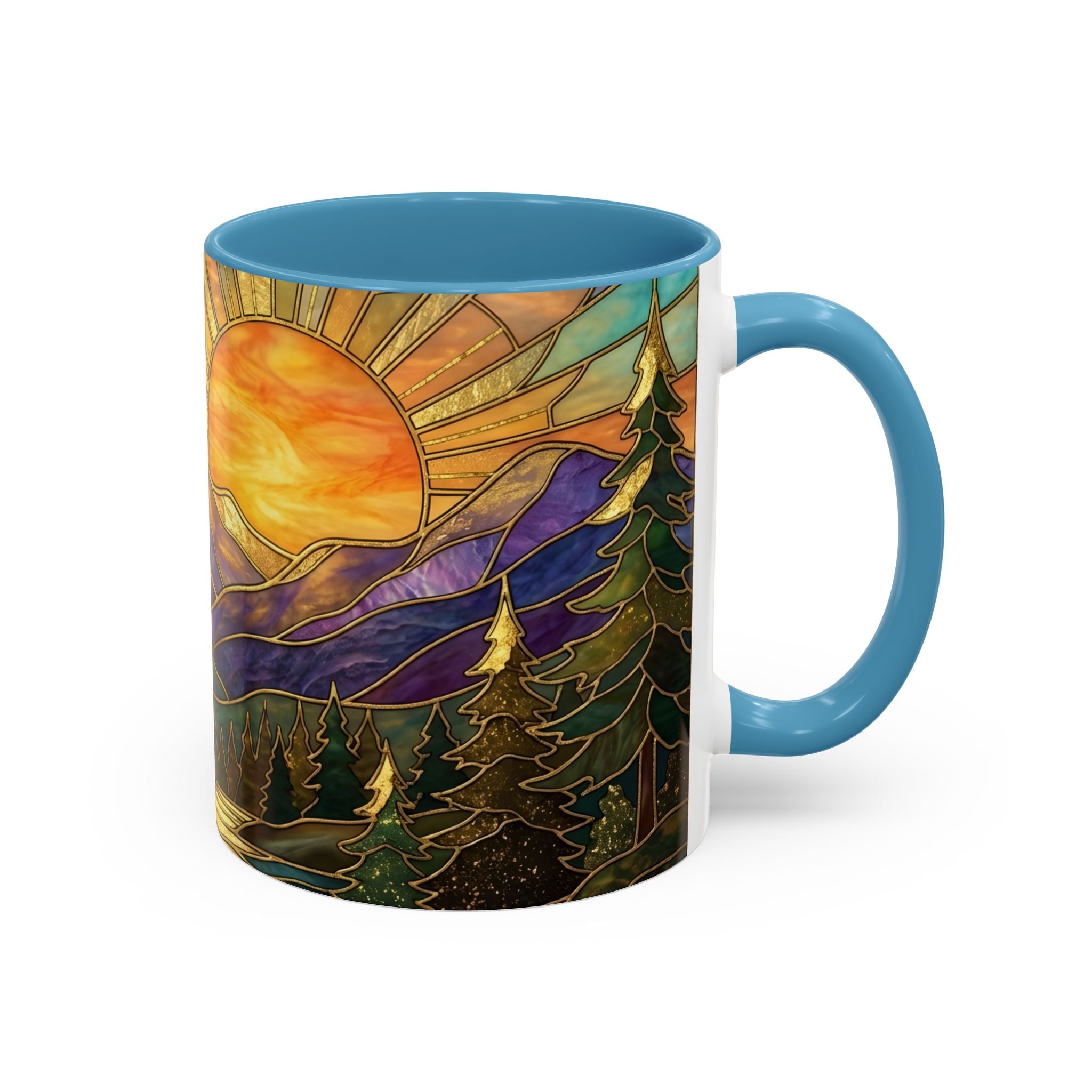 Sunrise Stained Glass Mug