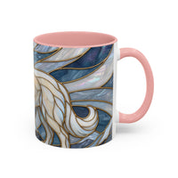 Moonlight Great Pyrenees Stained Glass Style Mug